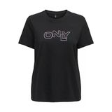 Only Kadın Onllotta Siyah Tişört 15339251S