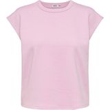 Only Kadın Onllucıa Bisiklet Yaka Kolsuz T-Shirt 15346670 Pembe - XL