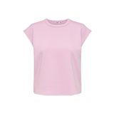 Only Kadın Onllucıa Bisiklet Yaka Kolsuz T-Shirt 15346670 Pembe