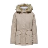 ONLY Kadın ONLLUCIA PARKA JACKET CC OTW Ceket, Vizon, XS