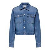 ONLY Kadın Onllumi Ls Ceket DNM PIM Noos, mavi (medium denim blue), M