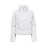 ONLY Kadın Onlmaggi Solid Puffer Cc Otw Ceket, Parlak beyaz, XL