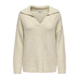 ONLY, Kadın, ONLMAGGIE LIFE LS SPLIT NECK CC KNT, Triko, Birch, L