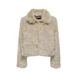 ONLY, Kadın, ONLMANNY FAUX FUR JACKET CC OTW, Bomber Ceket, Pumice Stone, S