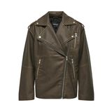 ONLY, Kadın, ONLMONTANA FAUX LEATHER BIKER CC OTW, Biker Ceket, Wren, M