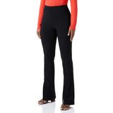 ONLY Kadın Onlnaomi Hw Rib Slit Tayt Pnt, Siyah, XS / 32L