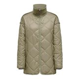 ONLY, Kadın, ONLNELLI QUILT OVERSIZED COAT C CC OTW, Kaban, Silver Sage, L