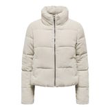 ONLY Kadın ONLNEWDOLLY CORDUROY PUFFER CC OTW Mont, Açık Gri, S