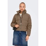 Only Kadın Onlnewdolly Dik Yaka Şişme Mont 15304768 Kahverengi