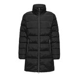 ONLY Kadın Onlnewlina Puffer Zip Coat OTW Kta Kapitone Ceket, Siyah, S
