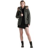 ONLY Kadın ONLNEWSTARLINE AW PARKA CC OTW Parka, Koyu Yeşil, S
