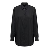 ONLY Kadın Onlnora New L/S Tişört WVN Noos Bluz Siyah S