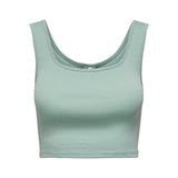ONLY, Kadın, ONLNOVA LIFE PARIS SINGLET SOLID PTM, Bluz, Koyu Kahve, 34
