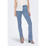 ONLY Kadın Onlpaige Hw Skinny Front Slit DNM Pimbox kot pantolon, mavi (Light Blue Denim), S / 32L