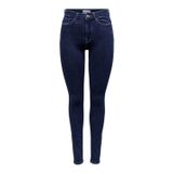 ONLY Kadın Onlpaola Hw Sk DNM Tai Jeans, Koyu mavi denim, XS / 32L
