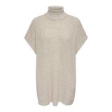 ONLY Kadın Onlparis Life Loose Highn Yün KNT Süveter Yelek (3'lü Paket), Pumice Stone, L