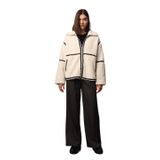 ONLY, Kadın, ONLPARIS TEDDY JACKET LIFE OTW CC, Mont Ceket, White Sand, L