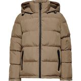 Only Kadın Onlpaula Kapüşonlu Şişme Mont 15326656 Fındık - S