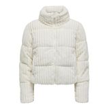 ONLY, Kadın, ONLPAULINA CORDUROY PUFFER CC OTW, Mont Ceket, Cloud Dancer, M