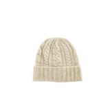 ONLY Kadın ONLSALLY LIFE CABLE LUREX KNIT BEANIE CC Şapka, Kirli Beyaz, ONE SIZE
