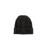 ONLY Kadın ONLSALLY LIFE CABLE LUREX KNIT BEANIE CC Şapka, Siyah, ONE SIZE