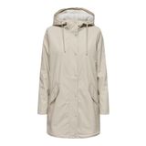 ONLY, Kadın, ONLSALLY RAINCOAT OTW NOOS, Kaban, Oatmeal, XS