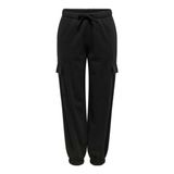 ONLY Kadın ONLSANDRE CARGO PANT SWT Pantolon, Siyah, S