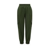 ONLY Kadın ONLSANIA CARGO PANT JRS Pantolon, Siyah, XS