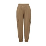 ONLY Kadın ONLSANIA CARGO PANT JRS Pantolon, Sütlü Kahve, M