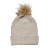 ONLY Kadın ONLSIENNA LIFE KNIT BEANIE CC Bere, Bej, Tek Beden