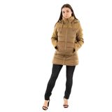 ONLY Kadın ONLSOPHIE MIX PUFFER CC OTW Mont, Sütlü kahve, S