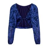 ONLY Kadın ONLSTAR LIFE L/S YORK TOP PTM Tişört, Gece Mavisi, L