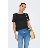 Only Kadın Onlsunny Kısa Kollu Triko Bluz 15254282 Siyah - M