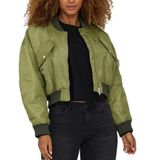 ONLY Kadın ONLSVEA B SHORT BOMBER JACKET CC OTW Bomber Ceket Haki L