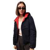 ONLY, Kadın, ONLTAHOE REVERSIBLE HOOD JACKET OTW, Mont Ceket, Equestrian Red, XS