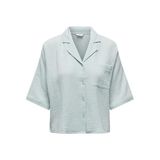 ONLY Kadın Onlthyra Ss Shirt Noos WVN Bluz (1'li Paket), Gri (Harbor Gray), XS