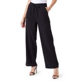 ONLY Kadın Onltizana Cotton Loose Pants WVN kumaş pantolon, Siyah, L