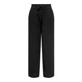 ONLY Kadın Onltizana Cotton Loose Pants WVN kumaş pantolon, Siyah, S