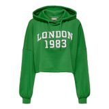 ONLY Kadın ONLTODDY L/S SHORT HOOD SWT Sweatshirt, Yeşil, M