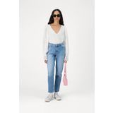 Only Kadın Onltonnı Rahat Kalıp Boyfriend Jean Pantolon 15302695 Mavi
