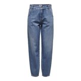 ONLY, Kadın, ONLTROY LIFE HW CARROT ANK DNM DOT, Kot Pantolon, Medium Blue Denim, M
