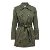 ONLY Kadın ONLVALERIE TRENCHCOAT OTW NOOS Mont Ceket Koyu Yeşil XS