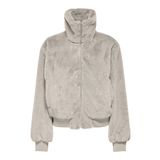 ONLY Kadın Onlvenice Faux Fur Bomber OTW ceket, Gri, XS
