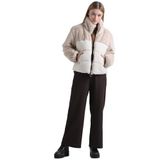 ONLY Kadın ONLWANJA FUR PUFFER MIX JACKET CC OTW Ceket, Kırık Beyaz, S