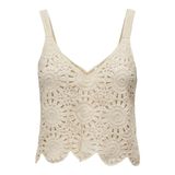 ONLY Kadın ONLYVONNE S/L TOP JRS Bluz, Birch, M