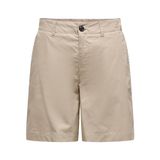ONLY Kadın Onlzora Mw Bermuda Şort PNT, Oxford Tan, XS