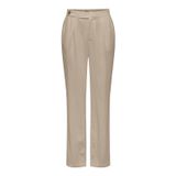 ONLY Kadın Pantolon ONLCARO HW STR LINEN PANT CC TLR Koyu Bej 38/32