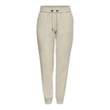 ONLY Kadın Pantolon ONLKELDA-EMERY MW PULL-UP PANTS PNT NOOS Koyu Bej 34/30