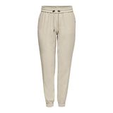 ONLY Kadın Pantolon ONLKELDA-EMERY MW PULL-UP PANTS PNT NOOS Koyu Bej 40/32