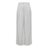 ONLY Kadın Pantolon ONLTOKYO LIFE LIN BL STR PANT PNT Parlak Beyaz S